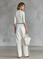 Maya | Dames Tweedelige Set - Zachte Katoenmix, Casual Sportset