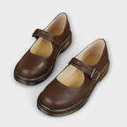 Mila | Dames Schoenen - Platte Zool met Gesp, Casual Elegantie Bruin