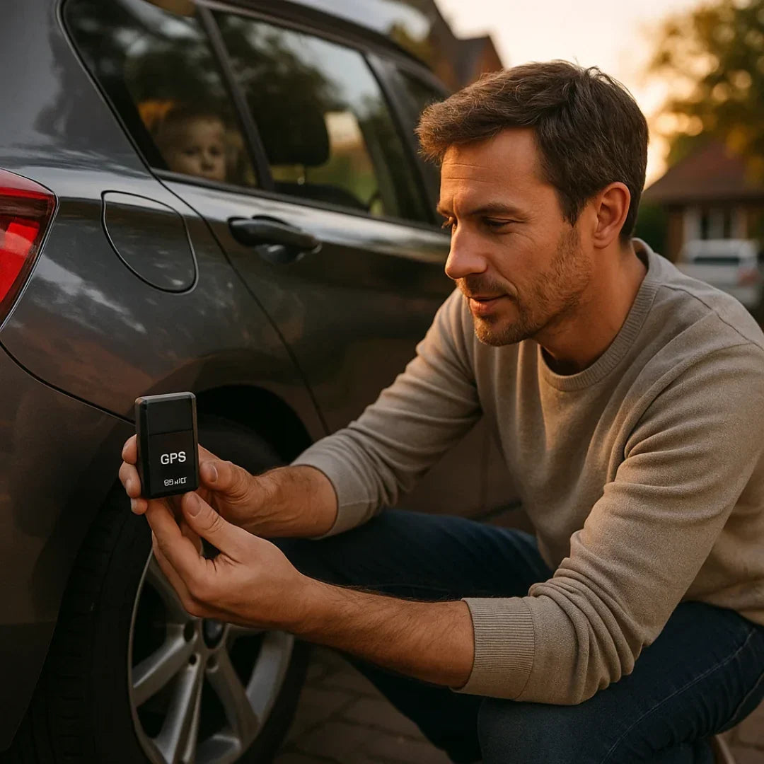 Mini GPS-tracker met geluid, magneet en realtime tracking voor auto, fiets en tas 1