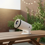 Mini Projector met Android 12 – Beamer tot 130 Inch, Wi-Fi 6, Bluetooth 5.2, Automatische Keystone, 1080p Ondersteuning & Speaker