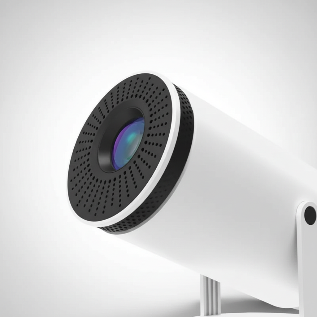 Mini Projector met Android 12 – Beamer tot 130 Inch, Wi-Fi 6, Bluetooth 5.2, Automatische Keystone, 1080p Ondersteuning & Speaker