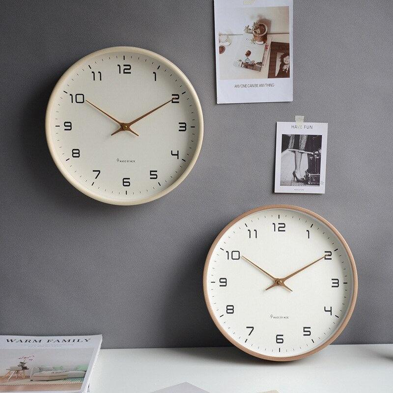 Minimalistische Wandklok met Stil Kwarts Mechanisme – Verkrijgbaar in 25x25 cm en 30x30 cm, Diverse Kleuren