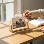Moderne Beuken Fotolijst met Acryl Bescherming – Stijlvolle Fotolijsten