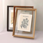 Moderne Fotolijsten van Hout en Glas in Diverse Maten - Stijlvolle Decoratie