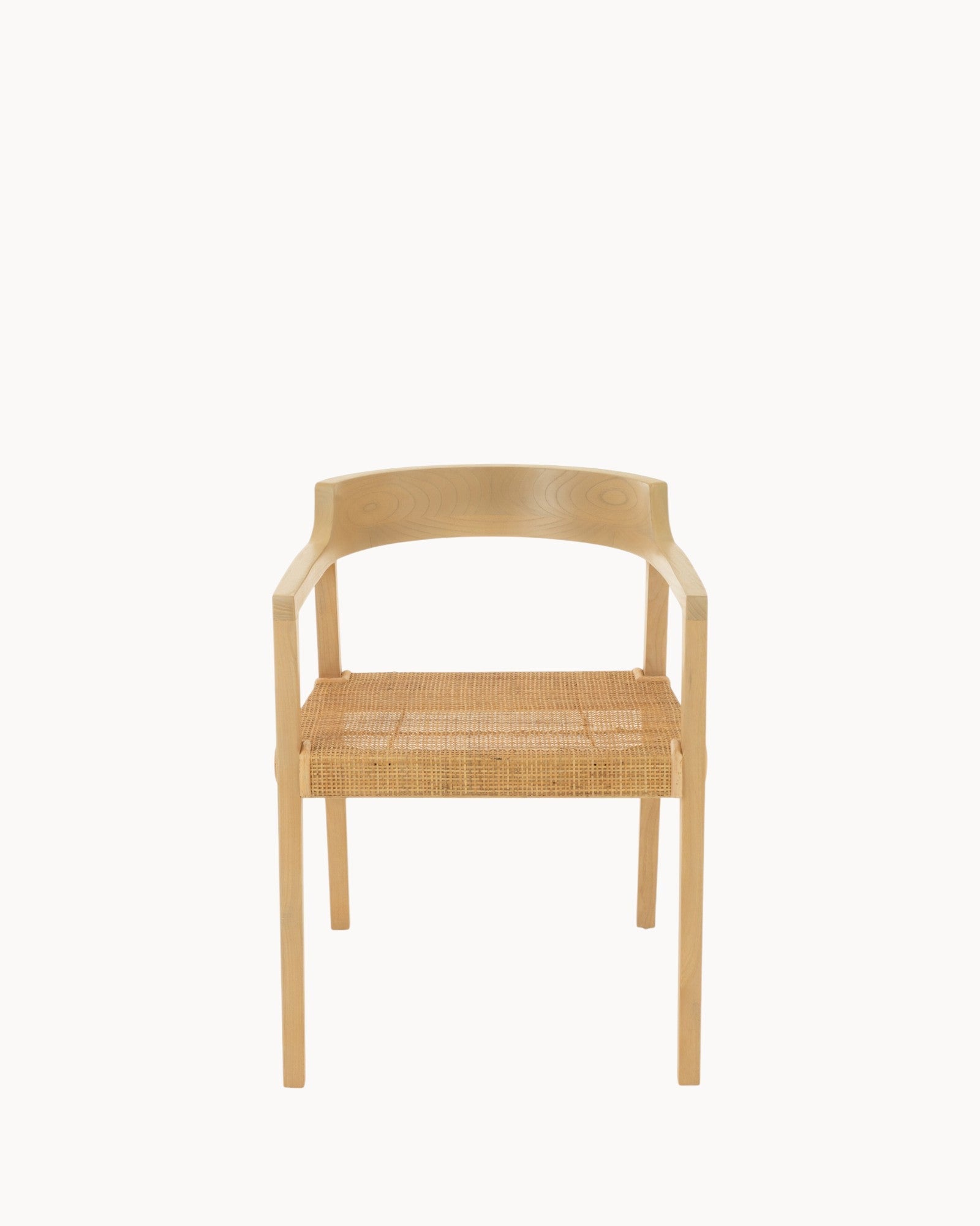 Natuurlijke Teakhouten Eetkamerstoel 55x55x71 cm – Comfortabele Stoel Voor Eetkamer Met Unieke Nerf 2