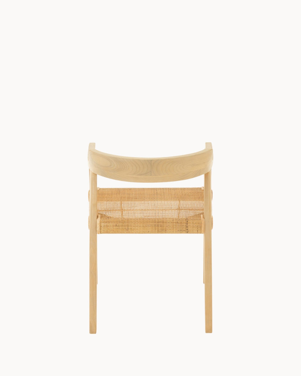 Natuurlijke Teakhouten Eetkamerstoel 55x55x71 cm – Comfortabele Stoel Voor Eetkamer Met Unieke Nerf 3