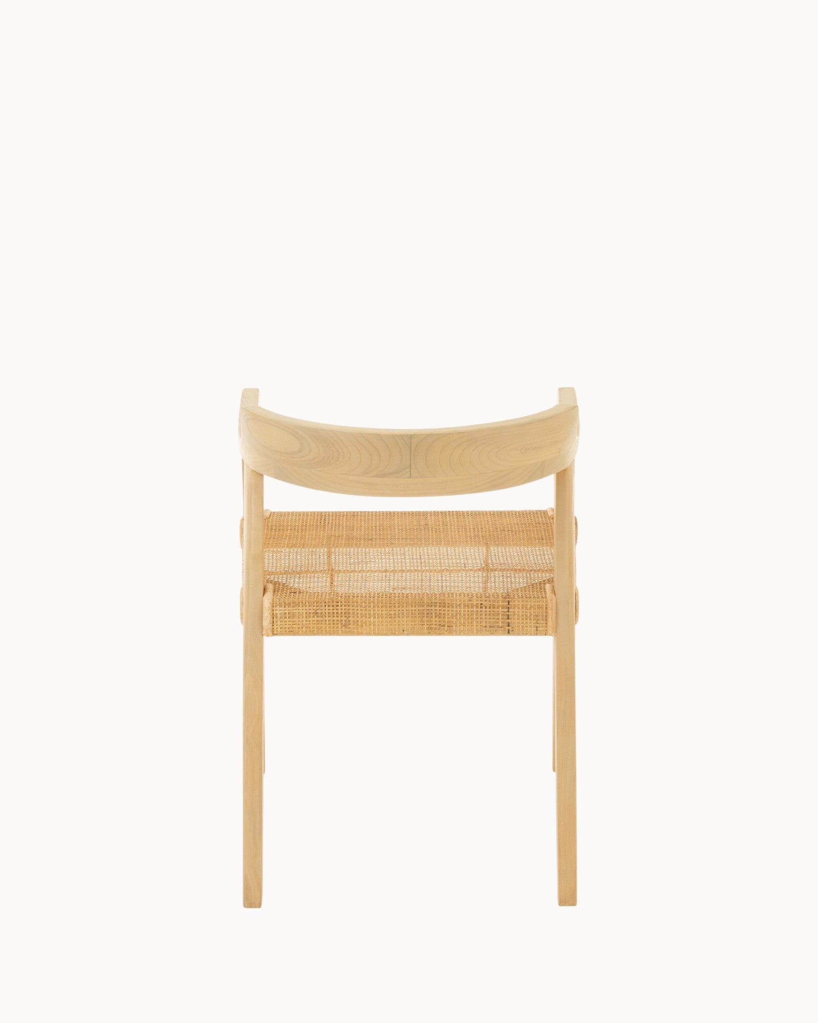 Natuurlijke Teakhouten Eetkamerstoel 55x55x71 cm – Comfortabele Stoel Voor Eetkamer Met Unieke Nerf 3