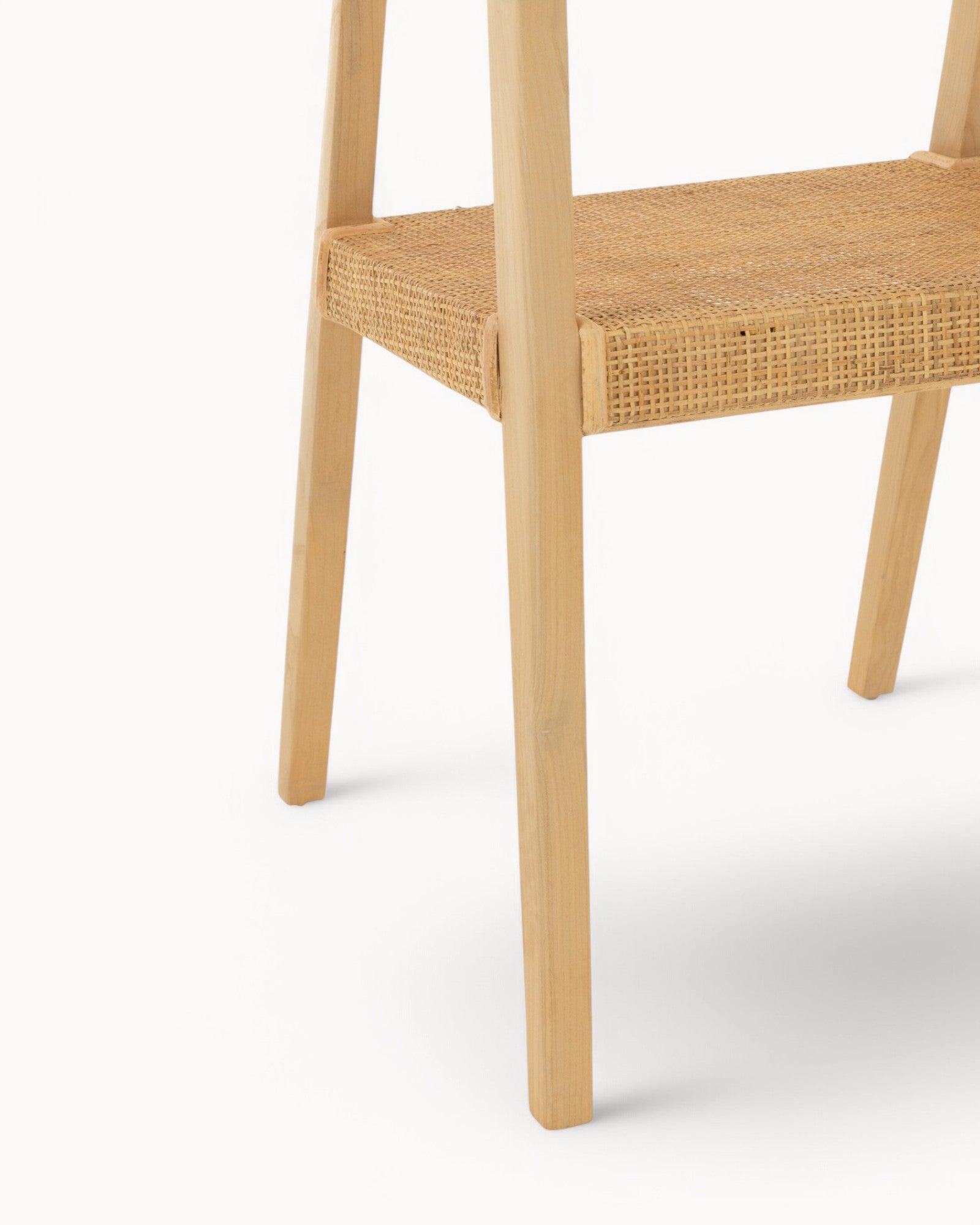 Natuurlijke Teakhouten Eetkamerstoel 55x55x71 cm – Comfortabele Stoel Voor Eetkamer Met Unieke Nerf 6