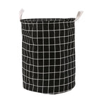 Oplossende Vouwbare Wasmand – Ruime Organizer voor Kleding Zwart