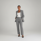 Lysandra | Co-ord Set Dames - Tweedelig Pak Grijs