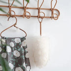 Rotan Muurhaak voor Natuurlijke Decoratie – 3 of 5 Haken, Duurzaam en Lichtgewicht, Perfect voor Kleding en Accessoires