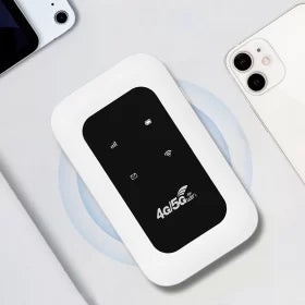 Draagbare 4G WiFi Router – Veilige Mobiele Internetverbinding voor Camper, Caravan en Reizen | 10 Apparaten | 150 Mbps