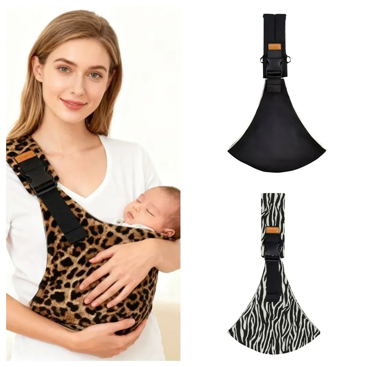Zahara | Zachte Ring Sling Draagdoek met Draagring - Antislip Ademende Babydrager voor Pasgeborenen & Peuters voor Binnen & Outdoor