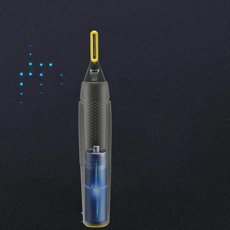 Precisietrimmer voor Baard, Neus en Wenkbrauwen – Draadloze Detailtrimmer met LED-Verlichting & Ergonomische Grip