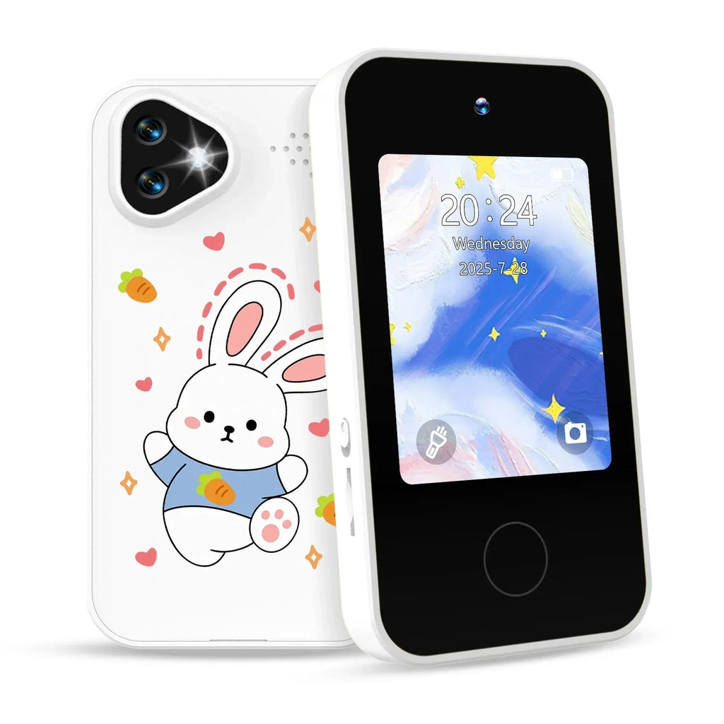Kinder-Smartphonespeelgoed met Dubbele Camera - 1080P HD Video, MP3 Muziekspeler, Touchscreen & Spelletjes voor Jongens & Meisjes