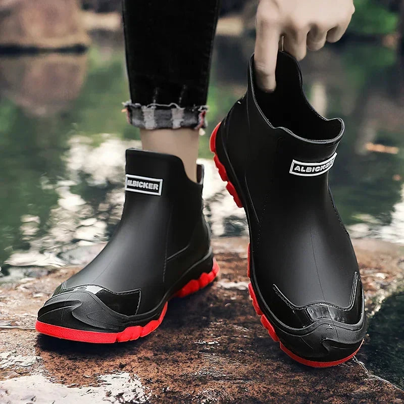 Enkellaarzen voor Dames met Profielzool - Comfortabele Instap Chelsea Boots met Gesloten Neus, Grove Zool & Elastische Inzet