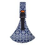 Zahara | Zachte Ring Sling Draagdoek met Draagring - Antislip Ademende Babydrager voor Pasgeborenen & Peuters voor Binnen & Outdoor Bonsai Blauw