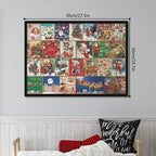 Puzzel Adventskalender – Kerstpuzzel 1000 Stukjes in 24 Dagen, Adventskalender voor Volwassenen & Gezin – FestivePuzzle