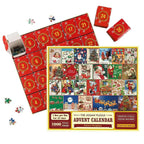 Puzzel Adventskalender – Kerstpuzzel 1000 Stukjes in 24 Dagen, Adventskalender voor Volwassenen & Gezin – FestivePuzzle