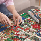 Puzzel Adventskalender – Kerstpuzzel 1000 Stukjes in 24 Dagen, Adventskalender voor Volwassenen & Gezin – FestivePuzzle