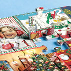 Puzzel Adventskalender – Kerstpuzzel 1000 Stukjes in 24 Dagen, Adventskalender voor Volwassenen & Gezin – FestivePuzzle