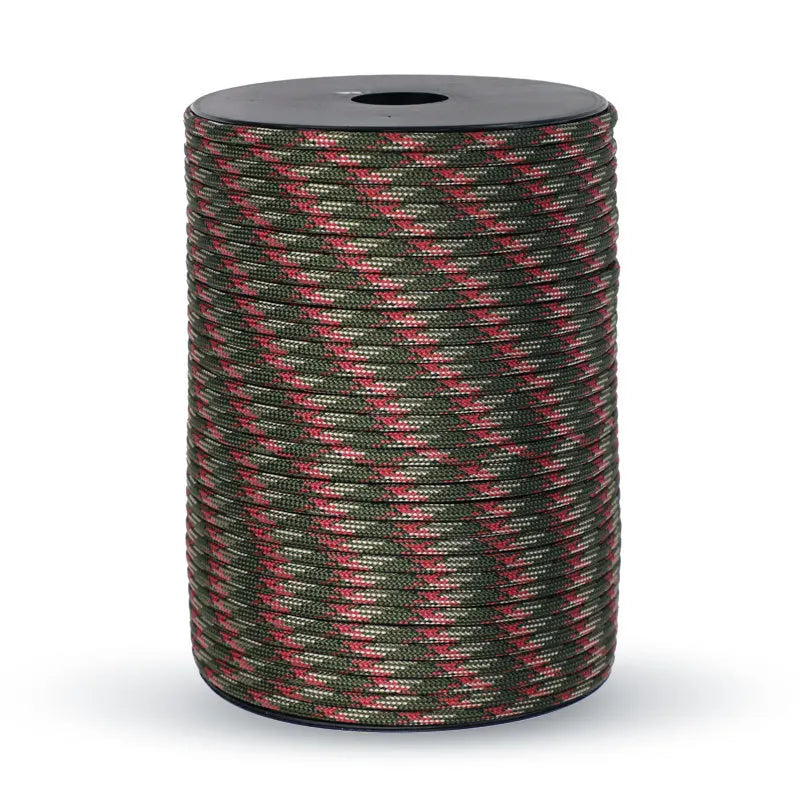 100m Norvo Survival Paracord – 9-Kern Militaire 550 Paracord Touw voor Outdoor & Handwerk