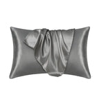 100% Mulberry Zijde Kussensloop – Zacht voor Haar & Huid Donkergrijs 50 x 75 cm