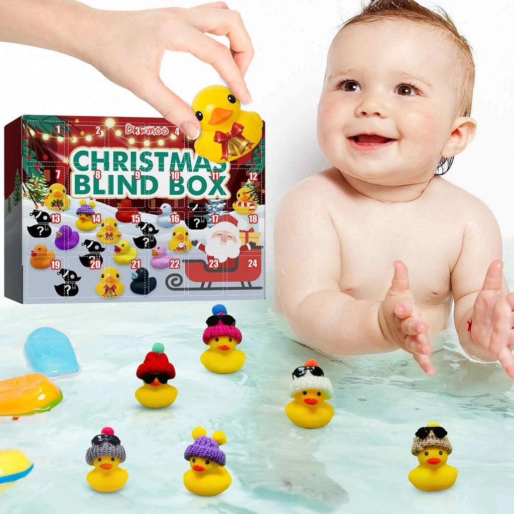 Badeendjes Adventskalender – 24 Kerst Badeendjes, Adventskalender voor Kinderen & Badspeelgoed – Splashmas Surprise
