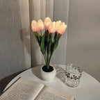 LumiTulip | Tulp Nachtlampje - DIY Bloemenlamp Sfeerlichtje LED 6 Roze