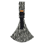 Zahara | Zachte Ring Sling Draagdoek met Draagring - Antislip Ademende Babydrager voor Pasgeborenen & Peuters voor Binnen & Outdoor Zebrastrepen