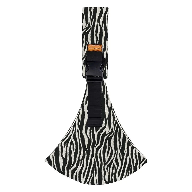 Zahara | Zachte Ring Sling Draagdoek met Draagring - Antislip Ademende Babydrager voor Pasgeborenen & Peuters voor Binnen & Outdoor Zebrastrepen