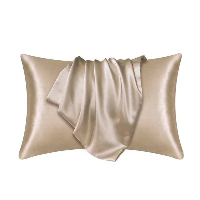 100% Mulberry Zijde Kussensloop – Zacht voor Haar & Huid Champagne 50 x 75 cm