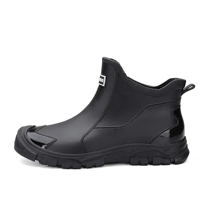 Enkellaarzen voor Dames met Profielzool - Comfortabele Instap Chelsea Boots met Gesloten Neus, Grove Zool & Elastische Inzet