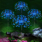 Sfeerverlichting op zonne-energie met LED-lampen voor tuinpaden en buitendecoratie. 2