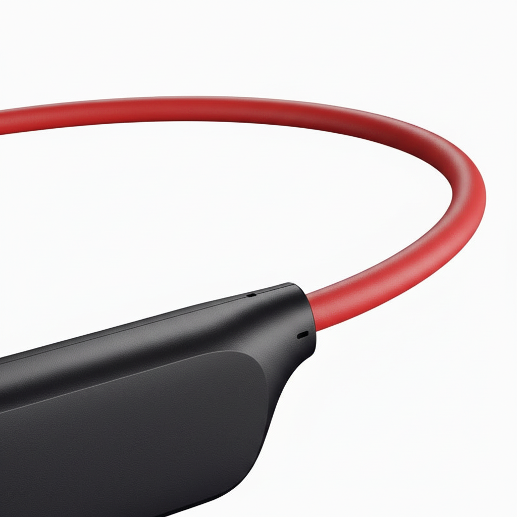 Open Koptelefoon – Botgeleiding Koptelefoon met MP3 & 32GB, IPX8 Waterdicht voor Zwemmen & Hardlopen – Soundwave