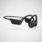 Open Koptelefoon – Botgeleiding Koptelefoon met MP3 & 32GB, IPX8 Waterdicht voor Zwemmen & Hardlopen – Soundwave Zwart
