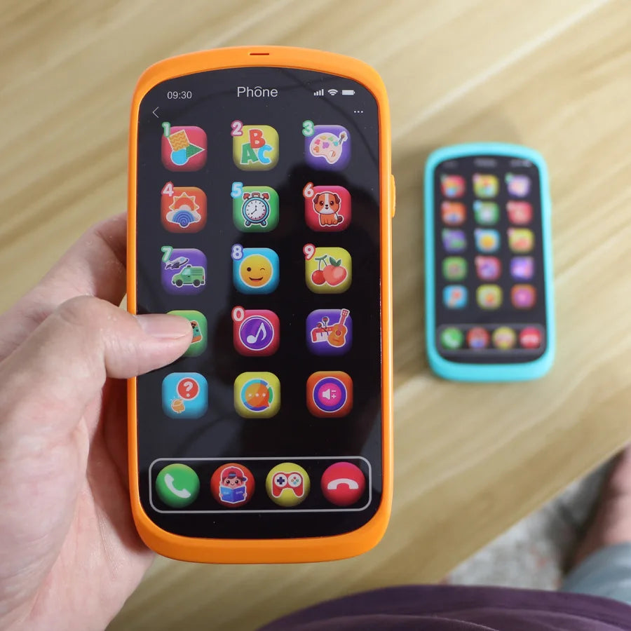peelgoedtelefoon met Touchscreen voor Kinderen & Peuters - Educatieve Interactieve Smartphone met Lichtjes, Liedjes & Muziek
