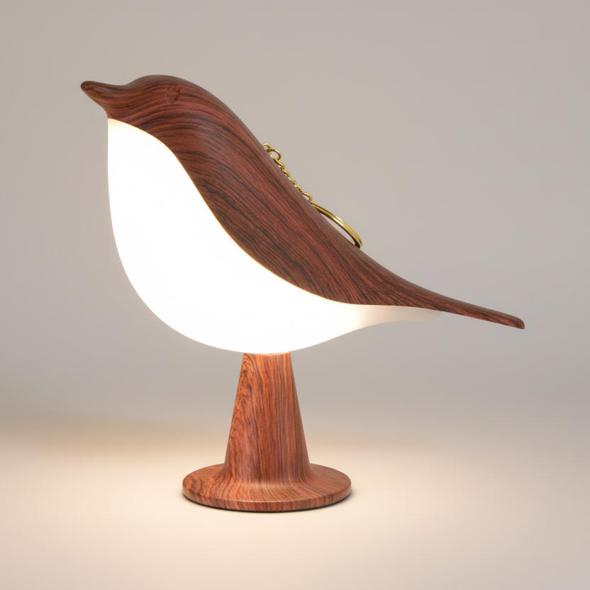 Stijlvolle Vogellamp met Energiezuinige LED Verlichting voor Modern Interieur – Perfect als Hanglamp of Staande Lamp Fijnspar