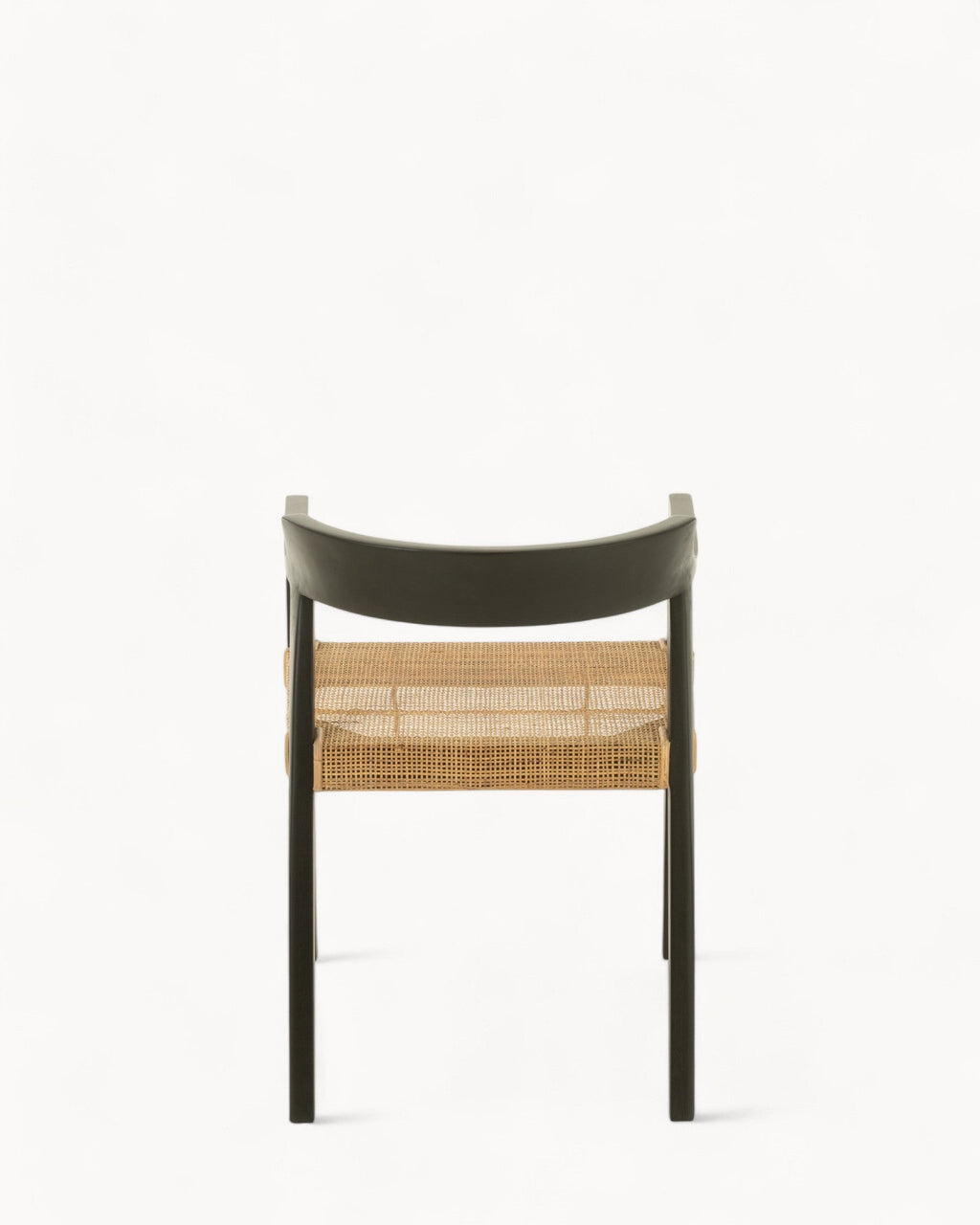 Teak Eetkamerstoel Emma - Zwartbruin, Comfortabel, Minimalistisch Ontwerp, 55x71cm, Geschikt voor Eetkamer en Woonkamer 3