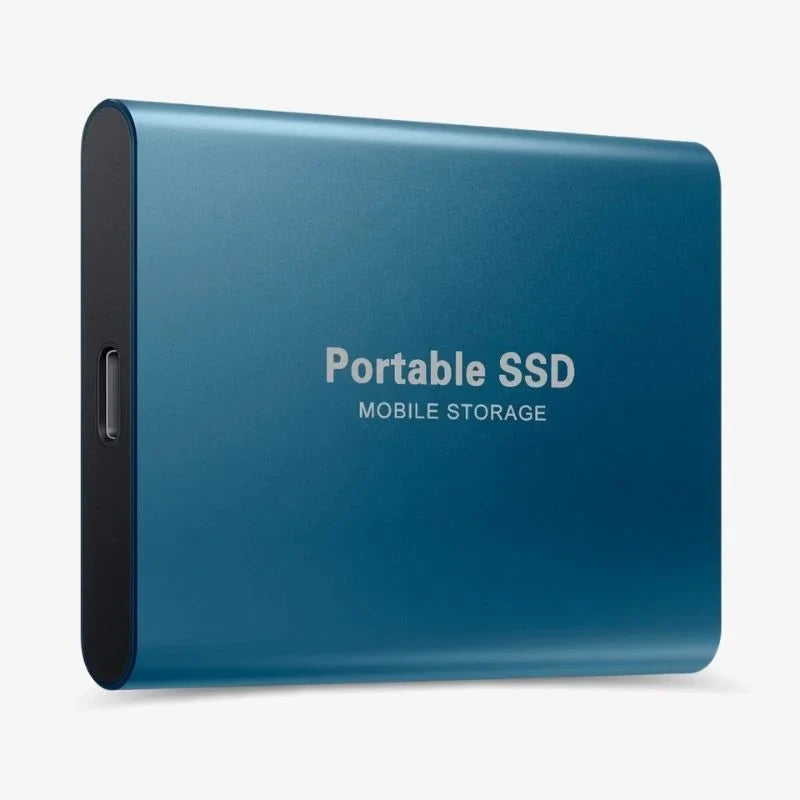 Externe SSD PS5 en Xbox USB-C 1TB tot 30TB Aluminium Plug and Play Blauw