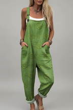 Evangeline | Jumpsuit Dames - Vintage Ademend Groen