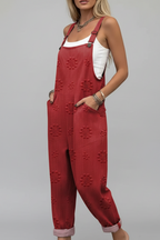 Evangeline | Jumpsuit Dames - Vintage Ademend Rood