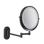 Vergrotende Make Up Spiegel met Licht - Oplaadbare LED Verlichting Zwart