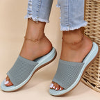 Zara | Dames Slippers - Ademend Orthopedisch Ontwerp, Casual Comfort Lichtblauw