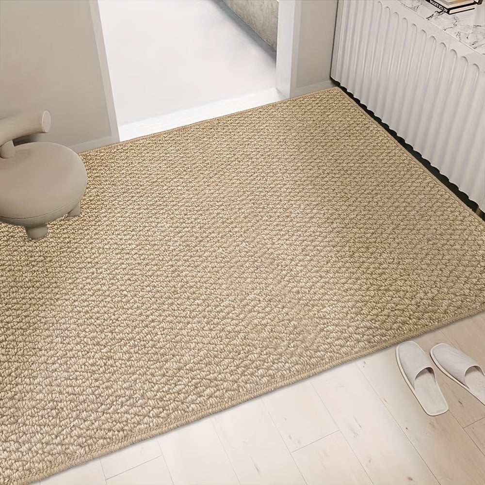 Absorberende Deurmat voor Binnen & Buiten – Antislip Mat in Jute-Look, Machinewasbaar, 3 Maten 60x90 cm