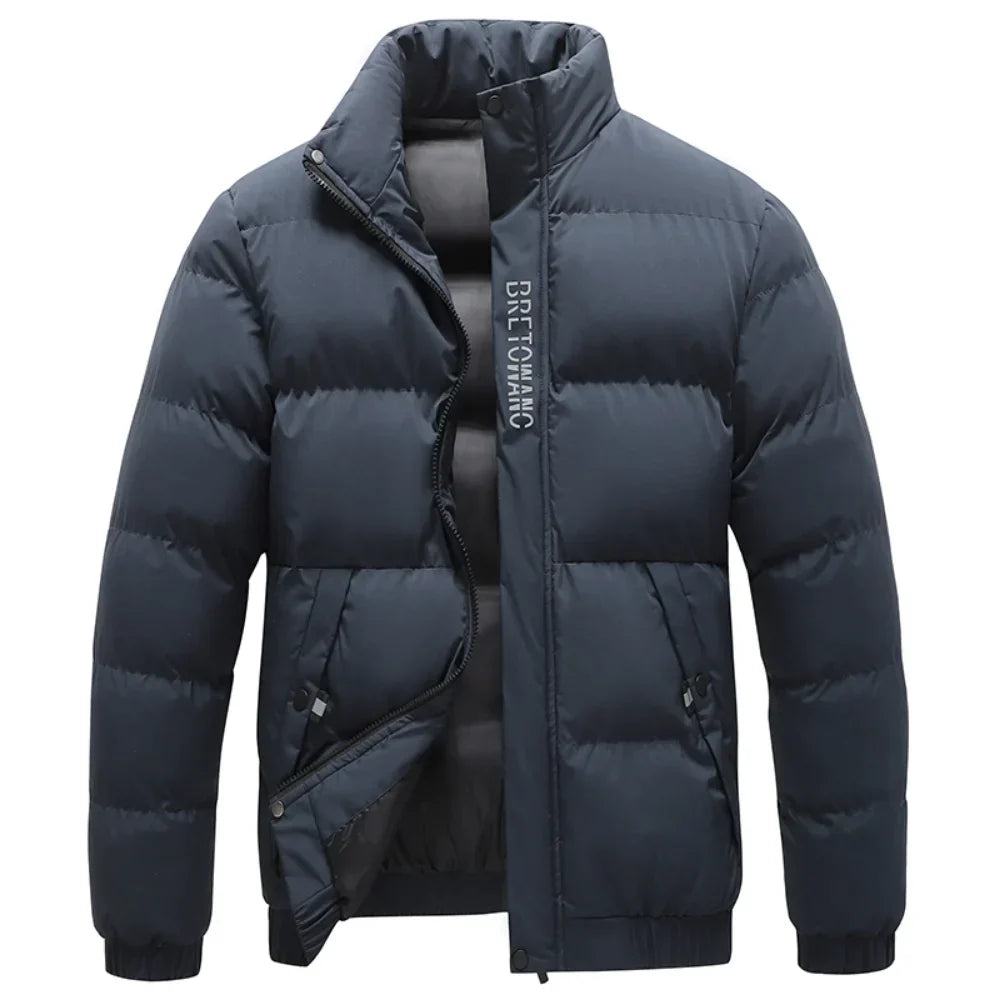 Boss | winterjas met kraag voor heren in de kleur Grijs voor heren in stijl ideaal voor de winter