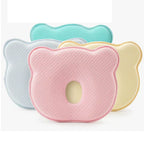 Baby Hoofdsteunkussen met Memory Foam – Kinderwagen Kussentje voor Dutjes, Ademende Stof, 4 Kleuren