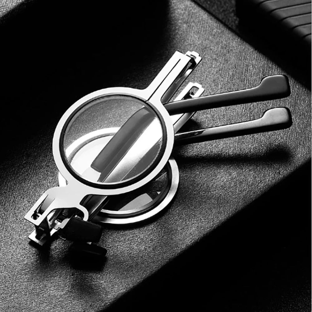 Opvouwbare Leesbril in Zakformaat – Inklapbare Leesbril met Metalen Montuur & Etui, Sterkte +1 tot +4