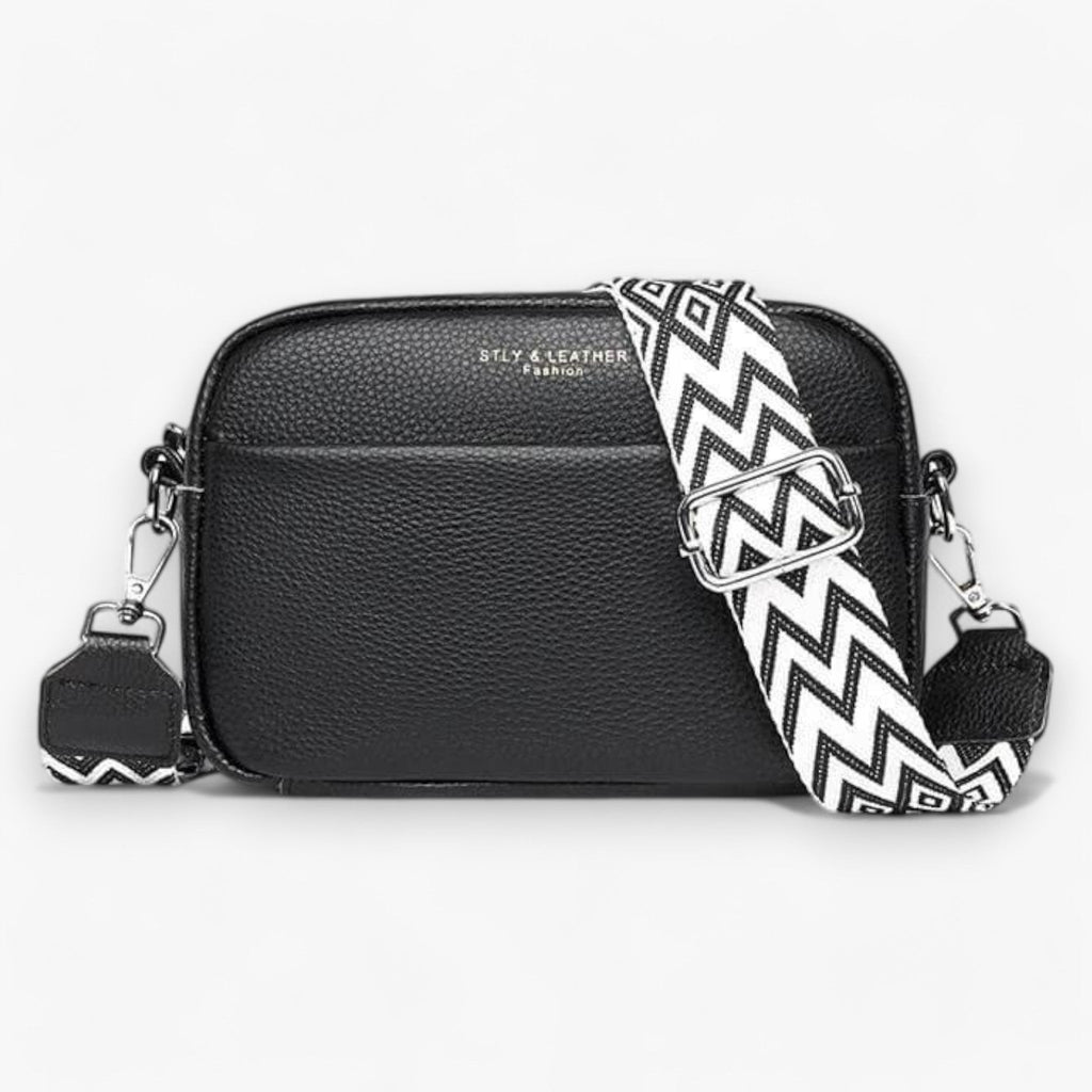 bags : CrossbodyBag Dames - Leren Damestas Zwart (Nog 2 op Voorraad) in Zwart (Nog 2 op voorraad) van Pantino