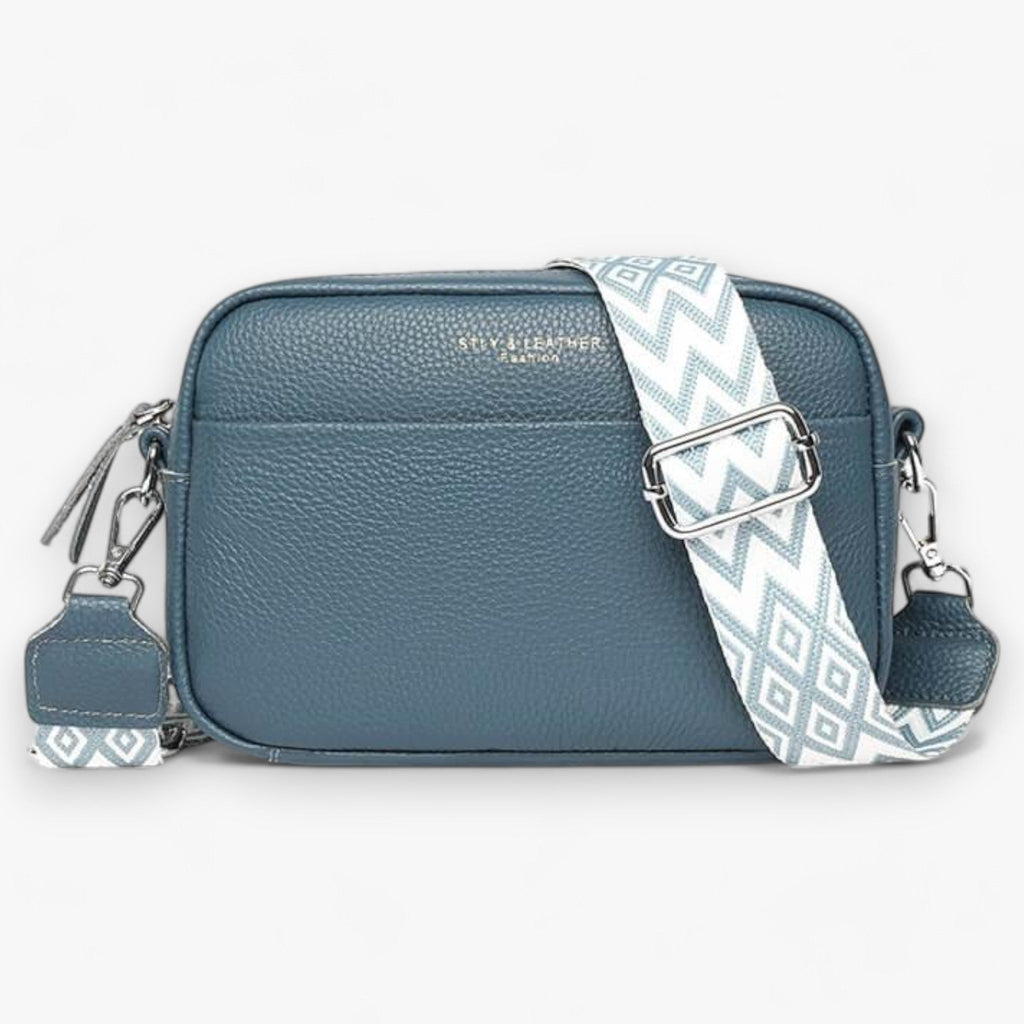 bags : CrossbodyBag Dames - Leren Damestas Zwart (Nog 2 op Voorraad) in van Pantino